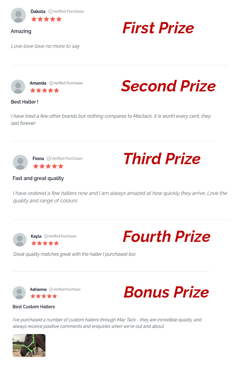Reviews from Prize Winners