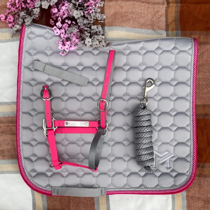 PONY Silver & Pink - Saddle Pad/Halter/Lead product image