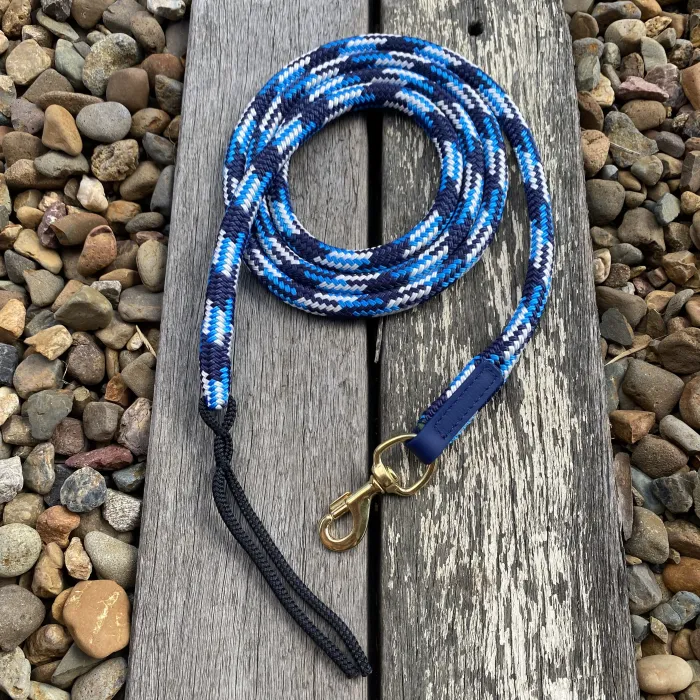 Navy, Blue & White Polyester Lead 