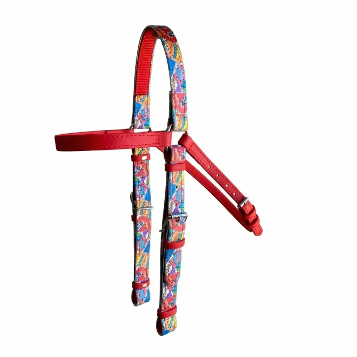 Comic & Red Barcoo Bridle 