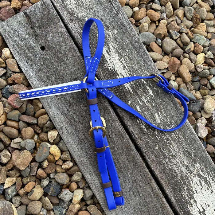 BioThane Barcoo Bridle - Blue - Large COB