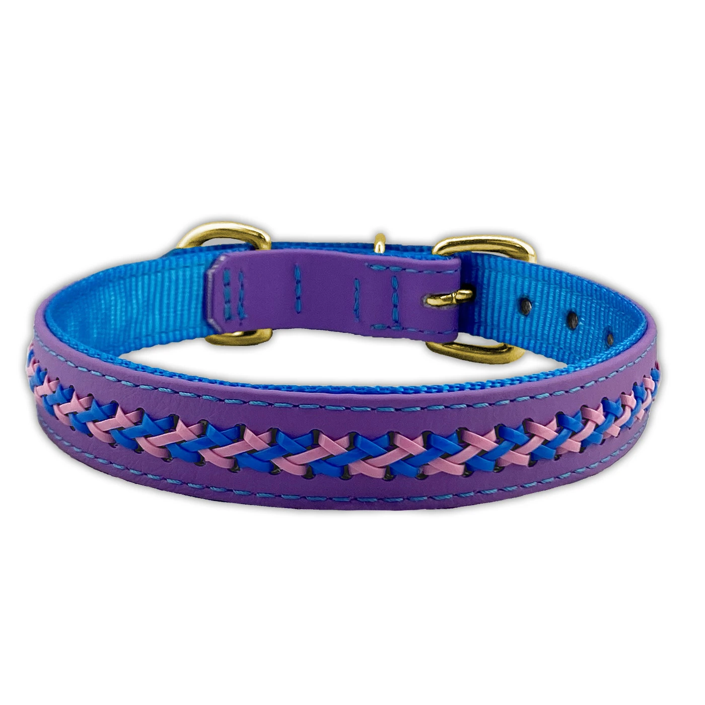 Dog Collar With Lacing