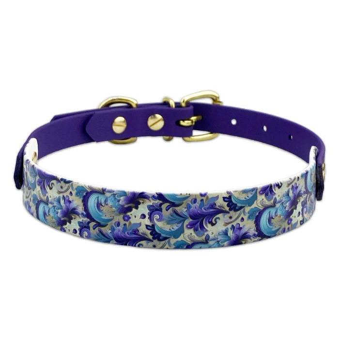 Daphne's Violet Dog Collar 